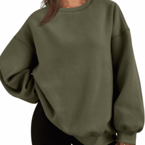 Womens Oversized Sweatshirts Hoodies Fleece Crewneck Sweaters Casual Tops Comfy Fall Fashion Outfits Winter Clothes 2025