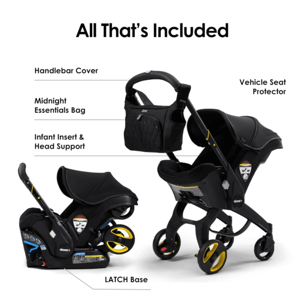 Car Seat & Stroller, Midnight Edition - All-In-One Travel System - Image 6