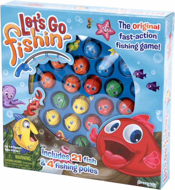 Let'S Go Fishin' Game by  - the Original Fast-Action Fishing Game!, 1-4 Players - Image 6