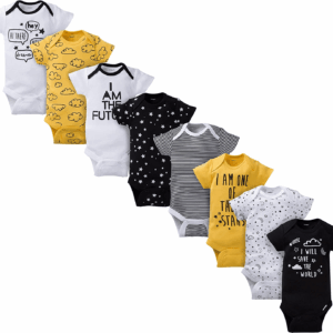 Baby 8-Pack Short Sleeve Onesie Bodysuits