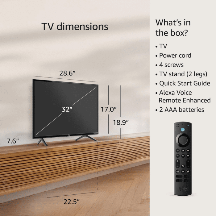 Fire TV 32" 2-Series (Newest Model), HD Smart TV with Fire TV Alexa Voice Remote, Stream Live TV without Cable - Image 7
