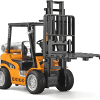 Forklift Toys for Kids Construction Truck Forklift,Metal Diecast Forklift Toy,Pull Back Fork Lift Toy with Lights and Sounds,Toy Forklift with Liftable Design,Forklift for Kids Age 3 and Up