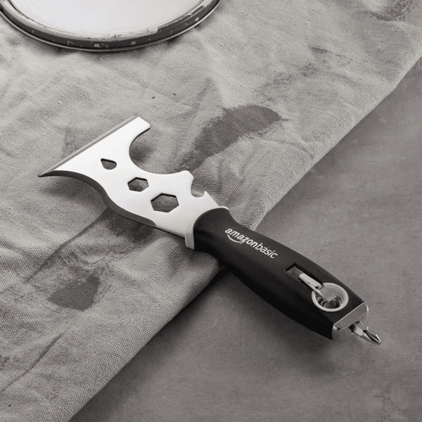 14-IN-1 Soft Grip Painters Tool with Hammer End and 2 Driver Bits, 3", One Pack, Black - Image 6