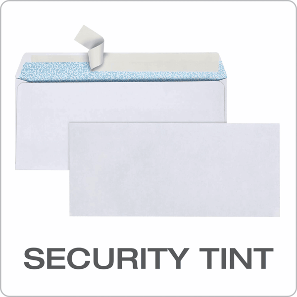 #10 Security Envelopes, 500/Box, No Window, 4-1/8 X 9-1/2 Inches, Release & Seal Self Seal, White (COLO151) - Image 3