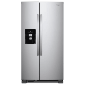 in Door Can Caddy 21.4-Cu Ft Side-By-Side Refrigerator with Ice Maker ,Water and Ice Dispenser ( Fingerprint Resistant Stainless Steel )
