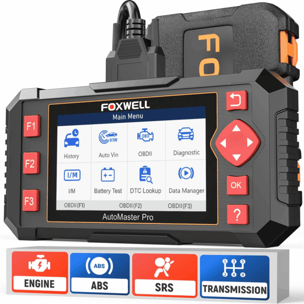 Car Scanner NT604 Elite OBD2 Scanner ABS SRS Transmission, Check Engine Code Reader for Cars and Trucks, Diagnostic Scan Tool with SRS Airbag, Automotive Diagnostic Tool with Live Data