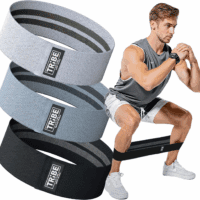 Fabric Resistance Bands for Legs - Workout Bands Resistance Bands for Men and Women - Booty Bands for Working Out - Exercise Bands Resistance Bands Set - Elastic Bands for Exercise