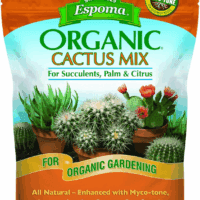 Organic Cactus Potting Soil Mix, Natural & Organic Soil for Cactus, Succulent, Palm, and Citrus Grown in Containers Both Indoors and Outdoors, 4 Qt, Pack of 1