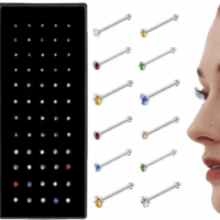 Straight L Shaped Stainless Steel Nose Studs Rings Piercing Pin Body Jewelry 20G-22G 1.5Mm 2Mm 2.5Mm - Image 2