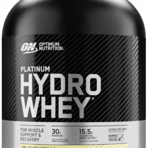 Platinum Hydrowhey Protein Powder, 100% Hydrolyzed Whey Isolate Powder, Flavor: Velocity Vanilla, 3.5 Pounds (Packaging May Vary)