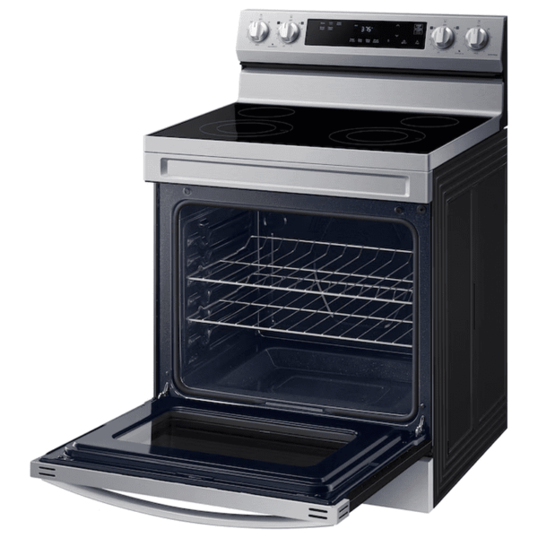 30-In Glass Top 4 Burners 6.3-Cu Ft Freestanding Electric Range ( Stainless Steel ) - Image 7
