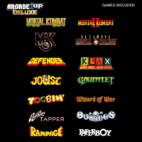 Arcade1Up Mortal Kombat At-Home Arcade System - 4Ft, 1-2 Players, Black, LCD Display, Joystick & Button Control, Fantasy Theme - Image 2