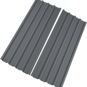 Metal Galvanized Steel Roof Panels, L42.52"×W16.77" Tin Roofing Panel, Roof Protector for Garages, Sheds, Stables and Mobile Homes, Grey (20PCS, 99 Ft²)