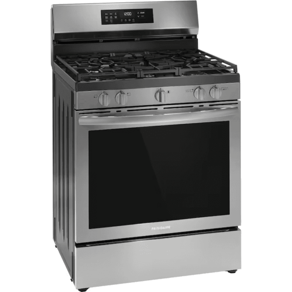 30-In 5 Burners 5.1-Cu Ft Air Fry Convection Oven Freestanding Natural Gas Range ( Stainless Steel ) - Image 13