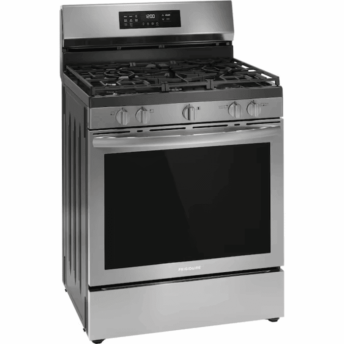 30-In 5 Burners 5.1-Cu Ft Air Fry Convection Oven Freestanding Natural Gas Range ( Stainless Steel ) - Image 13