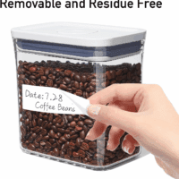 1000 Pcs Blank Removable Freezer Labels Water Oil Resistant for Food Containers Jars Pantry Organization (Each Measures 1” X 2”) - Image 2