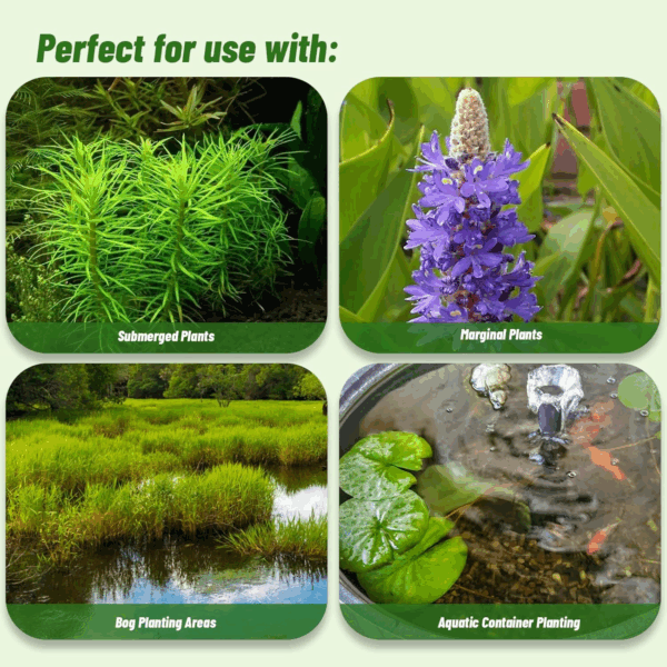 Aquatic Soil for Plants - 2.2LBS, Clay Aquarium Soil Suitable for Small Ponds & Water Plants like Lotus & Water Lily, Safe for Fish & Aquatic Life - Image 4