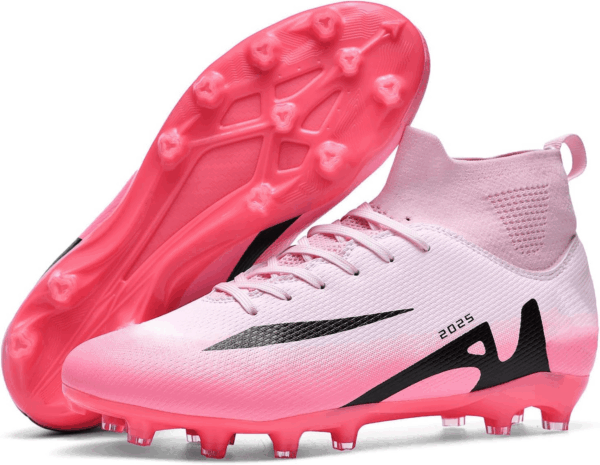Soccer Cleats for Mens Womens Indoor Soccer Shoes Unisex Baseball Turf Shoes Youth Rugby Shoes Adult AG FG TF Football Boots Wide Training Sneaker - Image 4