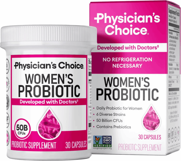Probiotics for Women - PH Balance, Digestive, UT, & Feminine Health - 50 Billion CFU - 6 Unique Strains for Her - Organic Prebiotics, Cranberry Extract+ - Women Probiotic - 30 CT