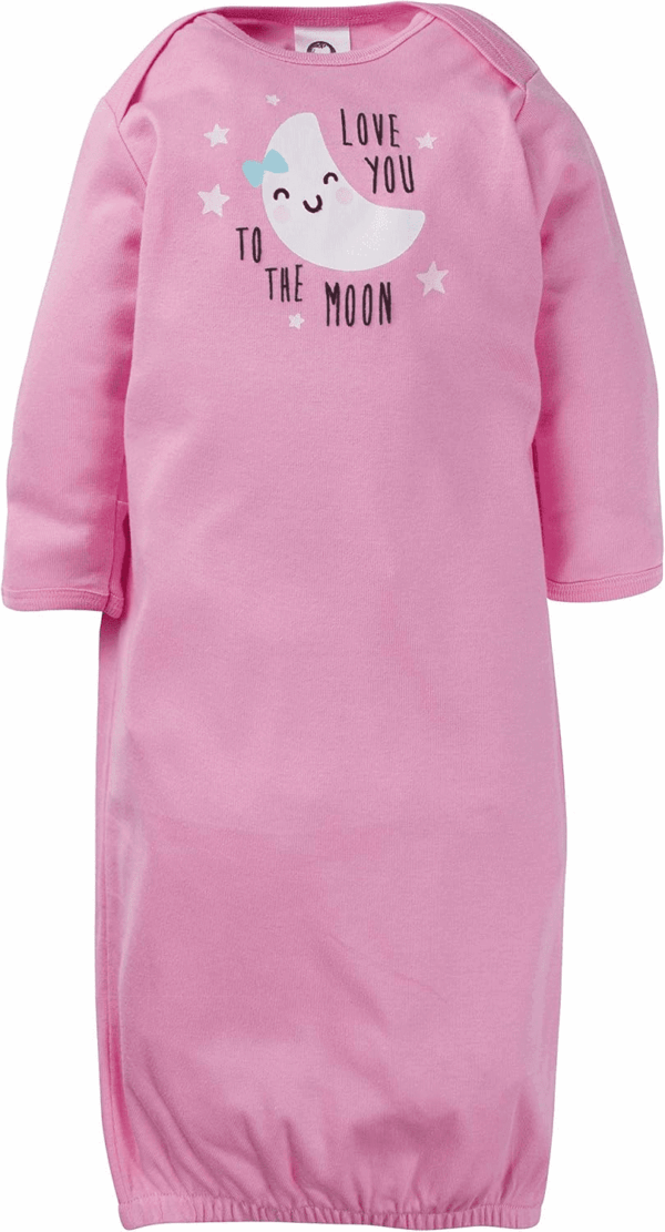 Baby Boy and Girls 4-Pack Sleeper Gown - Image 2