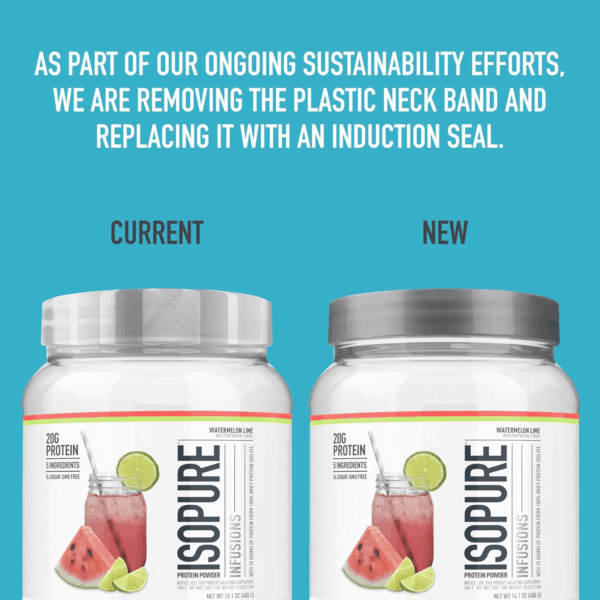 Clear Whey Isolate Protein Powder Infusions, Lactose Free, Gluten Free, Naturally Flavored, Tropical Punch, 20G Protein per Serving, 14.1 Oz, 16 Servings - Image 7