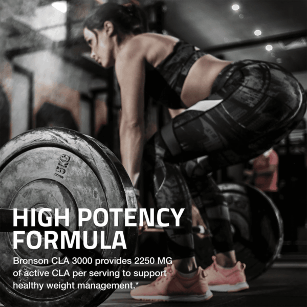 CLA 3000 Extra High Potency Supports Healthy Weight Management Lean Muscle Mass Non-Stimulating Conjugated Linoleic Acid 120 Softgels - Image 4