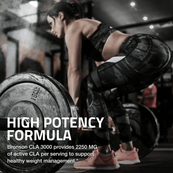 CLA 3000 Extra High Potency Supports Healthy Weight Management Lean Muscle Mass Non-Stimulating Conjugated Linoleic Acid 120 Softgels - Image 4