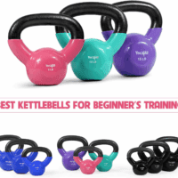 Kettlebell Set Vinyl Coated Weights Combo for Full Body Workout Equipment Push Up, Grip Strength Training, Dumbbell Weights Exercises - Image 3