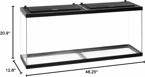 55 Gallon Aquarium Kit with Fish Tank, Fish Net, Fish Food, Filter, Heater and Water Conditioners - Image 8