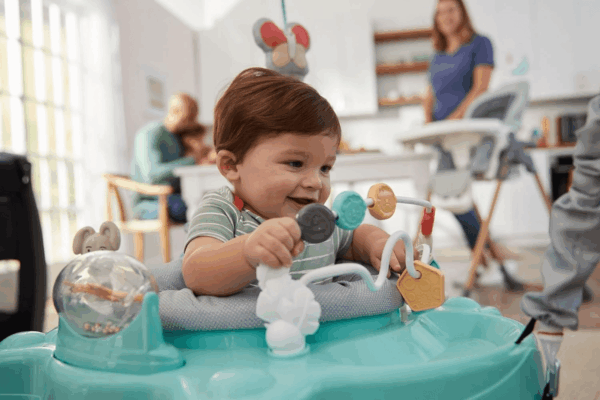 Bob-And-Twist Activity Center, 3-In-1 Play Center, Bouncer, and Jumper, Dunes Edge - Image 4