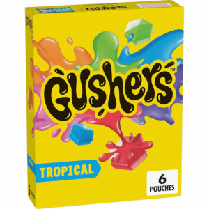 Fruit Flavored Snacks, Tropical Fruit Flavor, 6 Pouches, 4.8 Oz