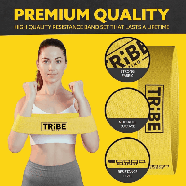 Fabric Resistance Bands for Working Out - Booty Bands for Women and Men - Exercise Bands Resistance Bands Set - Workout Bands Resistance Bands for Legs - Fitness Bands - Image 6