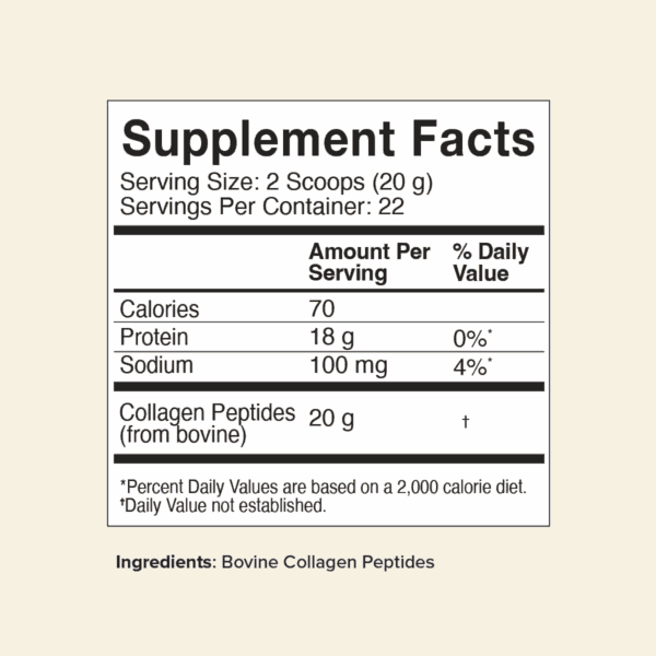 Collagen Peptides Powder for Skin, Hair, Nails, Joints & Digestion - Unflavored - Quick Dissolve Hydrolyzed, Non-Gmo, Keto, Kosher - 16Oz - Image 8