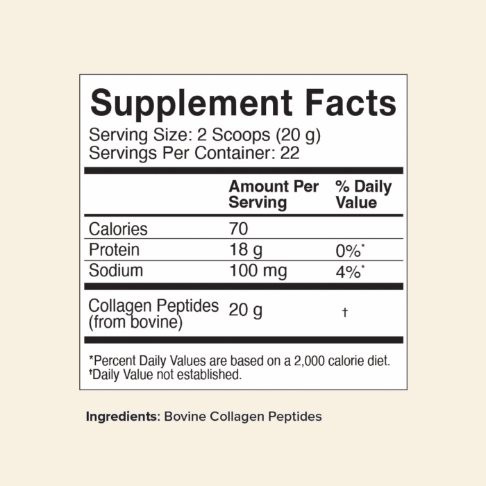 Collagen Peptides Powder for Skin, Hair, Nails, Joints & Digestion - Unflavored - Quick Dissolve Hydrolyzed, Non-Gmo, Keto, Kosher - 16Oz - Image 8