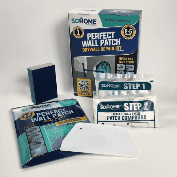 Sdhome Perfect Wall Patch Drywall Repair Kit with Compound, Back Plate, and Putty Knife - Repairs Large Holes with Ease - Image 2