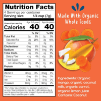 Smoothie Melts - Mango Carrot - Baby Snacks Made with Fruits and Vegetables - Healthy Toddler Snacks for Your Kids Lunch Box - Organic Plant Based Yogurt Melts - 6 Resealable Bags - Image 5