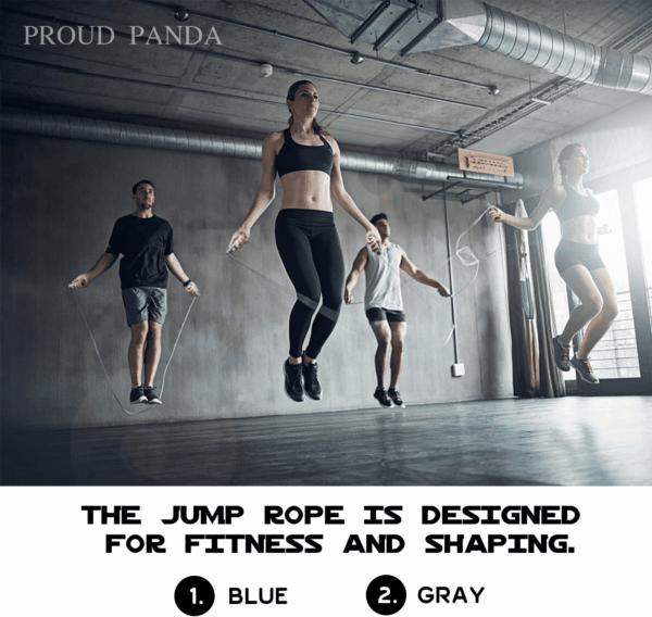 Weighted Jump Rope Workout-1Lb Professional Skipping Rope with Adjustable Length and Silicone Comfortable Grips,Heavy Jumpropes Adults Fitness Women Men,Cardio Boxing Endurance Training Exercise - Image 2