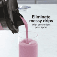 Wave Crusher Blender for Smoothies with 40 Oz Glass Jar and 14 Functions, Ice Sabre Blades & 700 Watts for Consistently Smooth Results, Black & Stainless Steel (54220) - Image 7