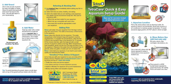 55 Gallon Aquarium Kit with Fish Tank, Fish Net, Fish Food, Filter, Heater and Water Conditioners - Image 6