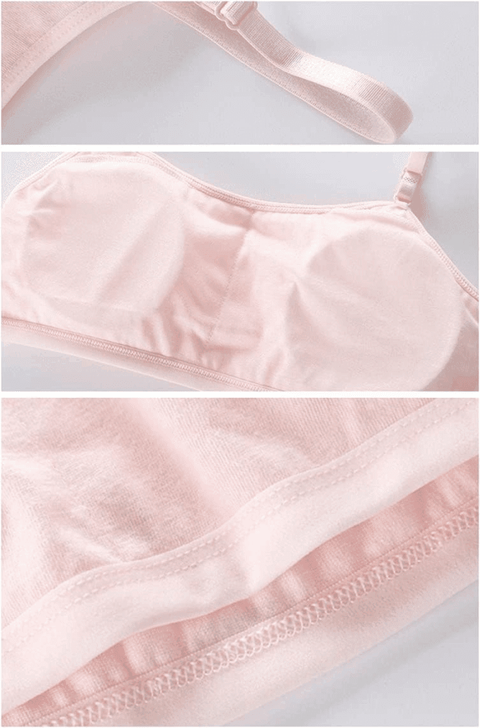 Big Girls Bra Comfort Flex Fit Seamless for Girl Teens with Adjustable Straps, Pull-On Design - Image 3