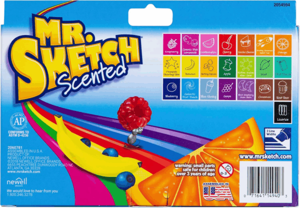 Scented Markers, Chisel Tip Marker, Assorted Colors, 22 Count - Image 2