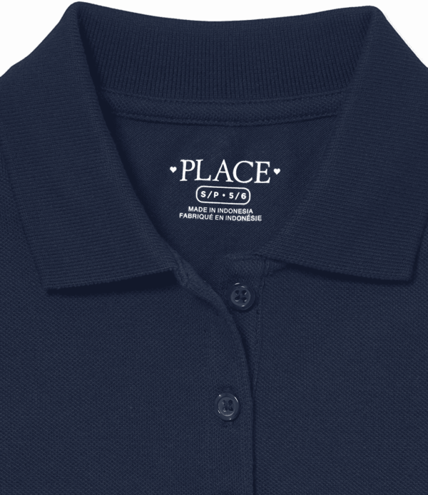 Girls' Uniform Pique Polo - Image 2