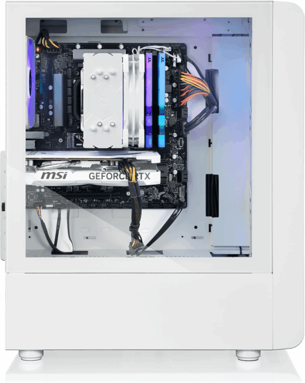 LCGS Quartz I460 R4 Gaming Desktop (Intel Core™ I5-13400F, 3600Mhz 16GB RGB Memory, NVIDIA Geforce® RTX 4060, 1TB Nvme M.2) S2QT-B66R-460-LCS - Image 2