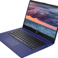 Portable Laptop, Student and Business, 14" HD Display, Intel Quad-Core N4120, 8GB DDR4 RAM, 64GB Emmc, 1 Year Office 365, Webcam, SD Card Reader, HDMI, Wi-Fi, Windows 11 Home, Blue, KKE Mousepad - Image 4