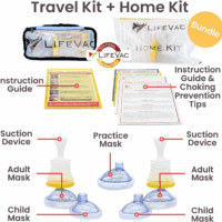 Home & Blue Travel Kit Combo - Portable Suction Rescue Device, First Aid Kit for Kids and Adults, Portable Airway Suction Device for Children and Adults - Image 2