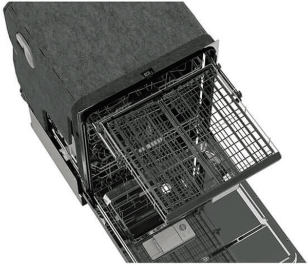 Slide-In Dishwasher, Stainless Steel Finish, 24" Wide, Soil Sensors, Premium White LED Interior Lighting, Smooth Glide Rails, Heated Dry Option, Responsive Wash Cycles, Power Wash Zone - Image 6