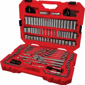 Mechanics Tool Set, 1/4 and 3/8 Inch Drive, 189 Piece (CMMT12134)