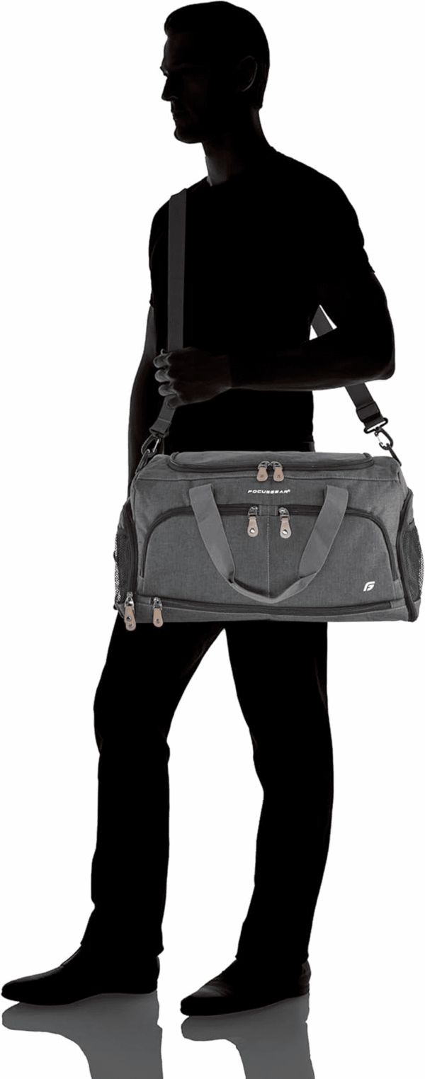 Ultimate Gym Bag 2.0: the Durable Crowdsource Designed Duffel Bag with 10 Optimal Compartments Including Water Resistant Pouch - Image 10