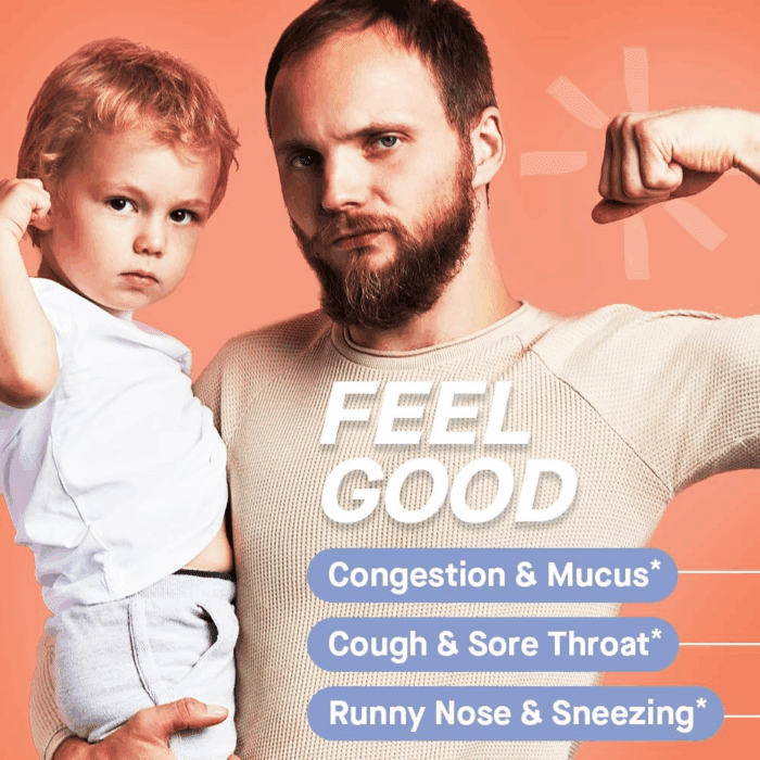 Cold Crush | Multi-Symptom Cough, Congestion & Sore Throat Relief for Adults | Acai Berry Flavor | Certified Organic & Non-Gmo | Homeopathic Remedy Made Clean | 60 Chewable Tablets​ - Image 3
