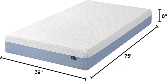 8 Inch Cooling Essential Memory Foam Mattress [New Version], Twin, Fiberglass Free, Medium Feel, Cooling Airflow Memory Foam, Certified Safe Foams & Fabric, Mattress in a Box - Image 2